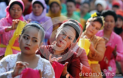 Dancing traditional dances Editorial Stock Photo