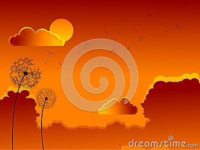 Dandelion Vector Illustration