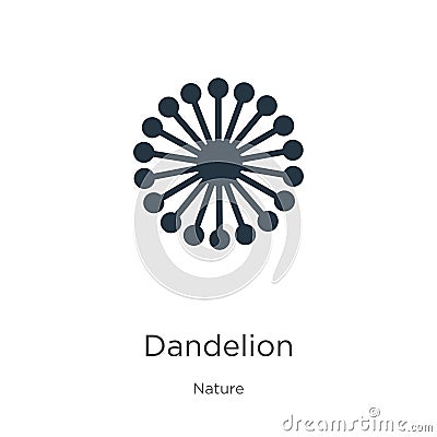 Dandelion icon vector. Trendy flat dandelion icon from nature collection isolated on white background. Vector illustration can be Vector Illustration