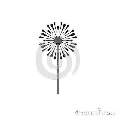 Dandelion vector icon design Vector Illustration