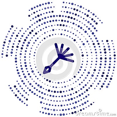 dandelion vector icon. dandelion editable stroke. dandelion linear symbol for use on web and mobile apps, logo, print media. Thin Vector Illustration