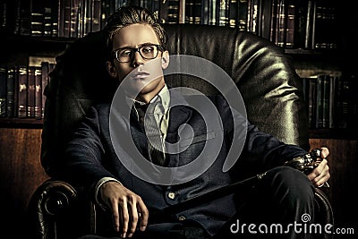 Dandy man Stock Photo