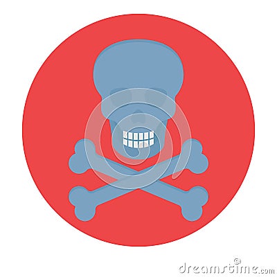 Danger alert color with background vector icon which can easily modify or edit Vector Illustration