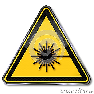 Danger laser Vector Illustration