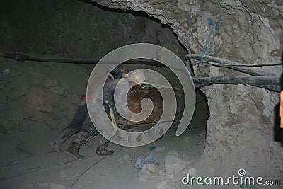 danger mining Editorial Stock Photo