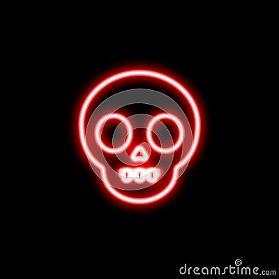 Danger neon sign Stock Photo