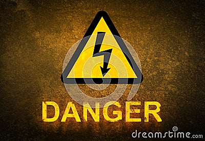 Danger sign Stock Photo