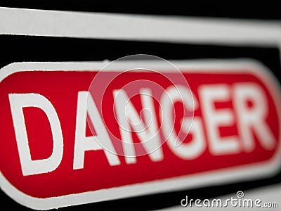 Danger sign Stock Photo