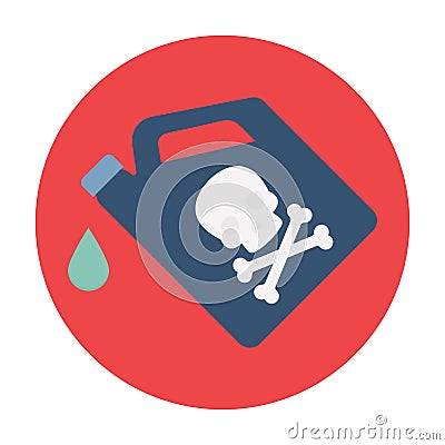 Danger sign color with background vector icon which can easily modify or edit Vector Illustration