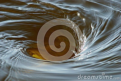 Danger a swirling vortex Stock Photo