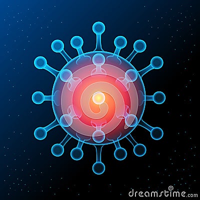 Dangerous asian ncov corona virus, SARS pandemic risk concept. Coronavirus disease infection medical. Coronavirus Vector Illustration