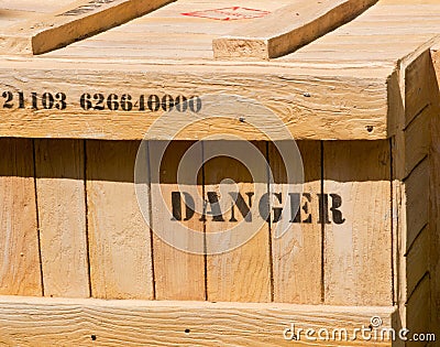 Dangerous Cargo Stock Photo