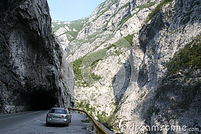 Dangerous road Stock Photo