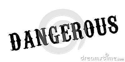 Dangerous rubber stamp Vector Illustration