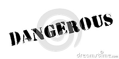 Dangerous rubber stamp Vector Illustration