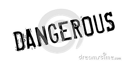 Dangerous rubber stamp Vector Illustration