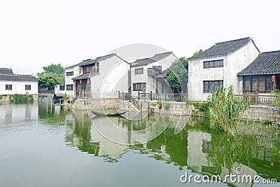 Dangkou landscape, ancient town of Wuxi, Jiangsu Province, China Stock Photo