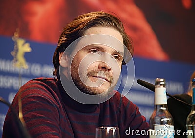 Daniel Bruehl attends the `7 Days in Entebbe` Editorial Stock Photo