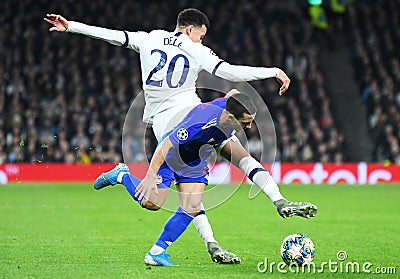 Daniel Podence and Dele Alli Editorial Stock Photo