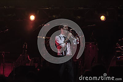 Daniele silvestri live on stage Editorial Stock Photo