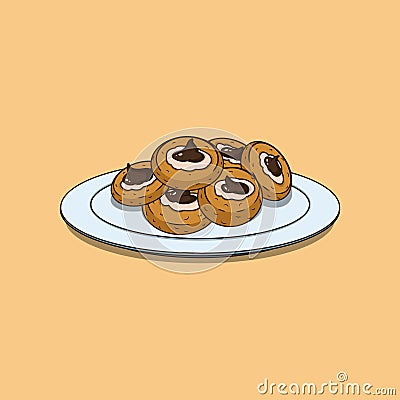 Danish_Cookies Vector Illustration