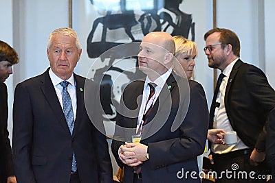 DANISH JUSTICE MINISTER_SOREN PEPE POULSEN HOSTS Editorial Stock Photo