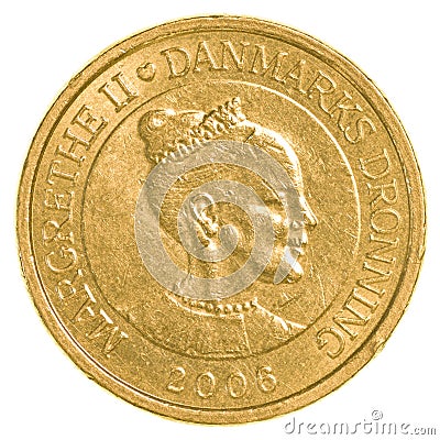 10 danish krone coin Stock Photo