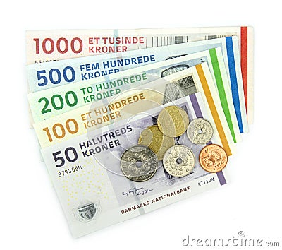 Danish kroner ( DKK ), Stock Photo