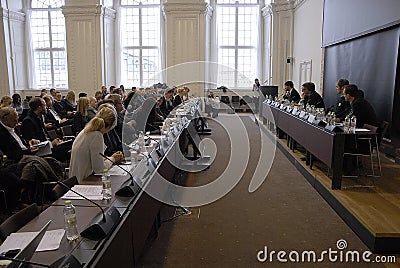 DANISH PARLIAMENTRY HEARING ON PANAMA PAPERS LEAK Editorial Stock Photo