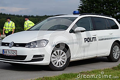 Danish Police Editorial Stock Photo