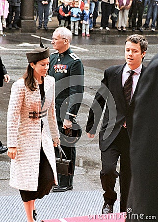 DANISH ROYAL ARRIVE AT PARLIAMENT OPENING CEREMONY Editorial Stock Photo