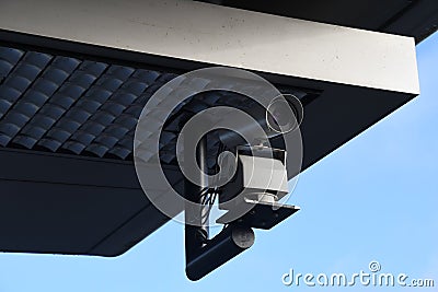 Danish state wants more cctv security cameraa Editorial Stock Photo