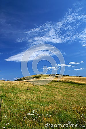 Danish summer landscape 1 Stock Photo