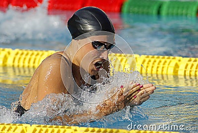 Danish swimmer Rikke Moller Pedersen Editorial Stock Photo