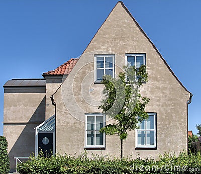 Danish villa Stock Photo