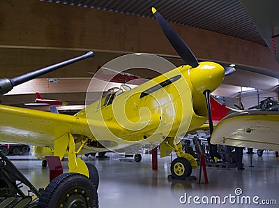 Danmarks Flymuseum - Danish Aviation museum, Stauning Denmark Editorial Stock Photo