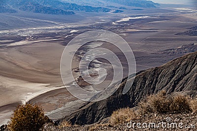 Dante's View Lookout - Death Valley NP Stock Photo
