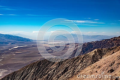 Dante's View Lookout - Death Valley NP Stock Photo