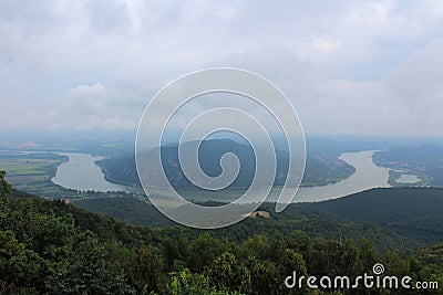 The Danube Bend Stock Photo