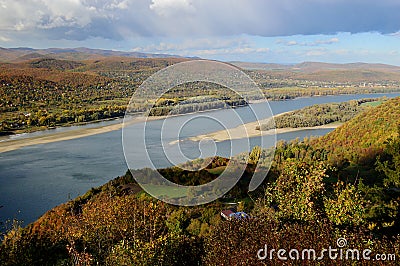 The Danube Bend Hungary Stock Photo