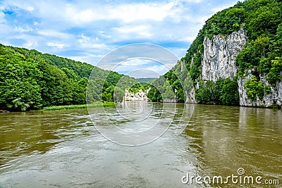 Danube Gorge, Donaudurchbruch, Weltenburg, Germany, Europe Stock Photo