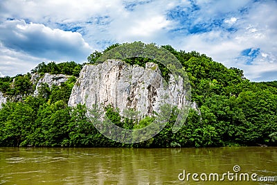 Danube Gorge, Donaudurchbruch, Weltenburg, Germany, Europe Stock Photo