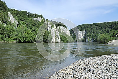 Danube river Stock Photo