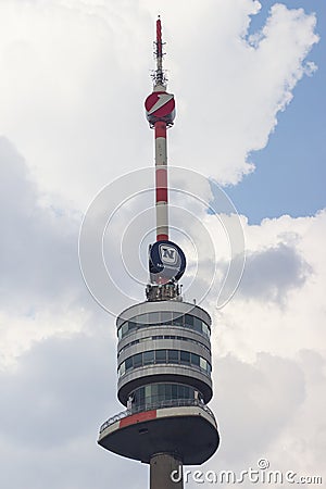 the danube tower in vienna - Donauturm Wien Editorial Stock Photo