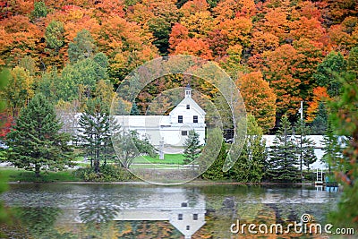 Danville Vermont church Stock Photo