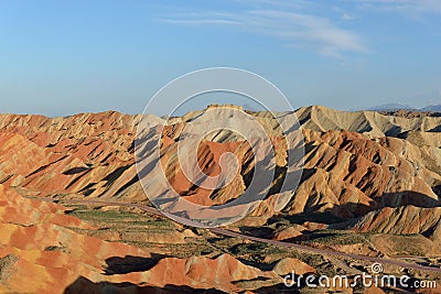 danxia landform Stock Photo