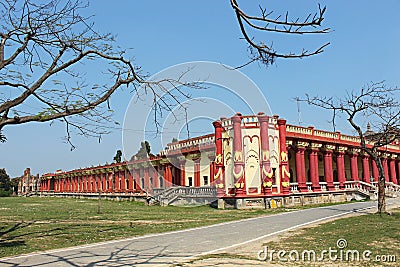 Darbhanga Maharaj Rajnagar Palace, known as Navlakha Palace built between 1884-1929. Rajnagar, Bihar Stock Photo