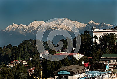 Darjeeling Landscape Editorial Stock Photo