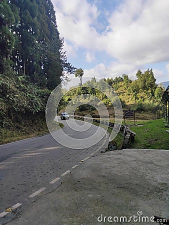 Darjeeling road West Bangal phulkhola Stock Photo