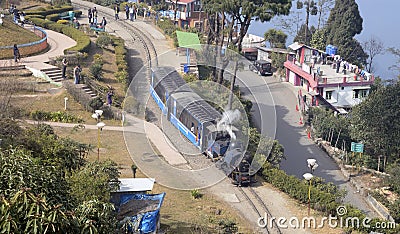 Darjeeling Toy Train. Editorial Stock Photo